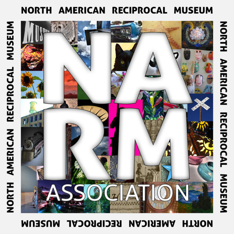 North American Reciprocal Museum square logo. NARM