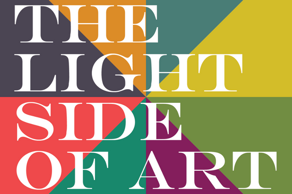 Promo logo for The Light Side of Art Fundraiser, 2020