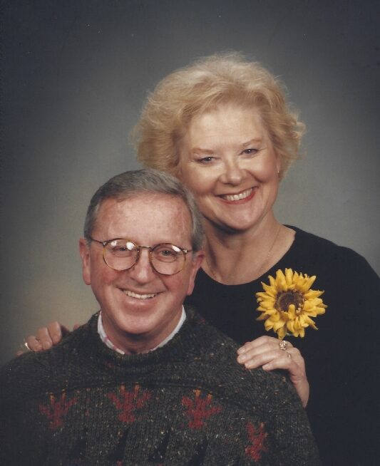 Photo of Mim and Bud Foley. Art in Bloom